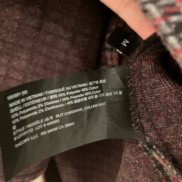 Theory houndstooth soft blazer - Picture 4 of 6